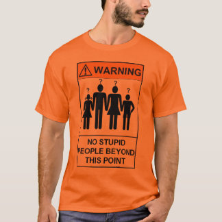 Camiseta estúpido