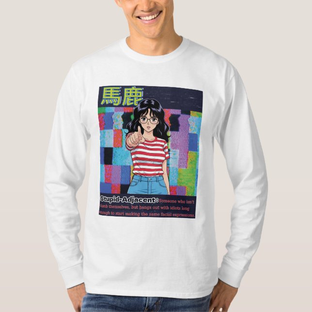 Camiseta Estúpido Adyacente (Anverso)