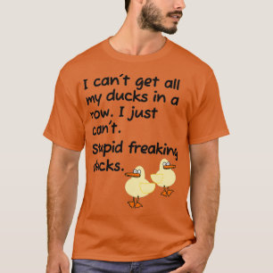 Camiseta Estúpidos Ducks en una fila Classic TShirt