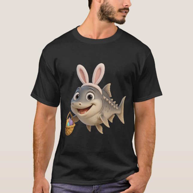 Camiseta Esturión Beluga de Pascua (Anverso)
