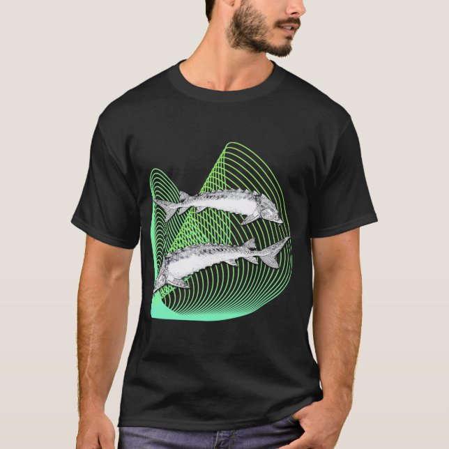 Camiseta Esturión Ciberespacio (Anverso)
