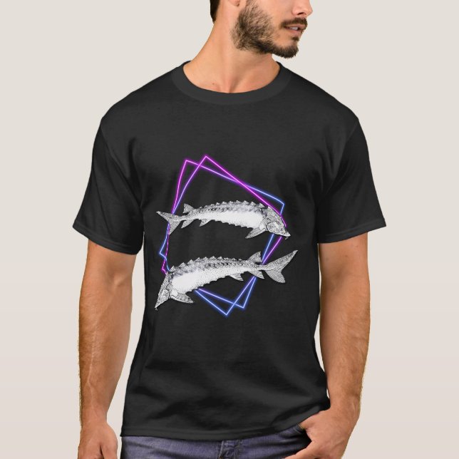Camiseta Esturión Neon (Anverso)