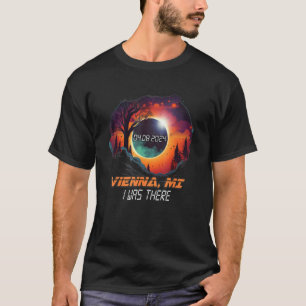 Camiseta Estuve Ahí Eclipse Solar Total Viena Michigan MI