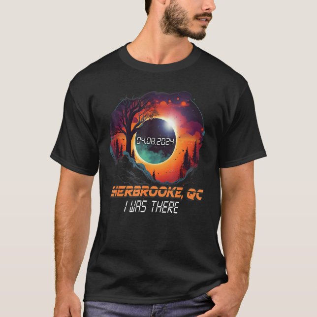 Camiseta Estuve Allí El Eclipse Solar Total Sherbrooke Queb (Anverso)