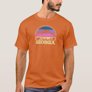 Camiseta esville Georgia Sunset Retro Vintage Local Orgullo