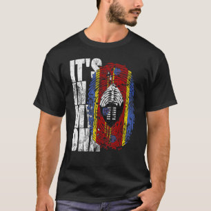 Camiseta Eswa, la gráfica de mi dona Eswatini para hombres