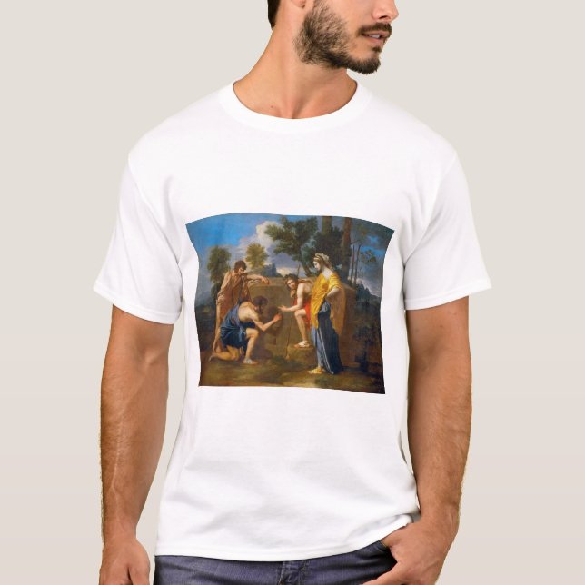 Camiseta Et en Arcadia ego, Poussin (Anverso)