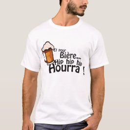 Camiseta et pour bierre hip hourra alcool humour expression