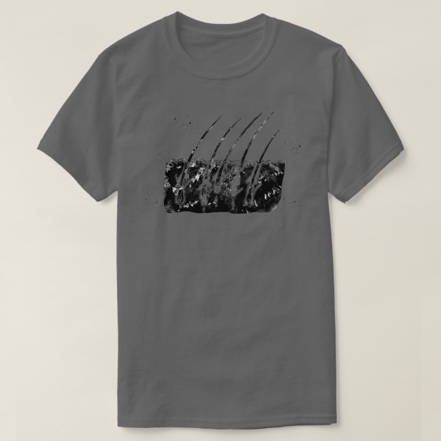 Camiseta Etapas de crecimiento del cabello 2 (Diseño del anverso)