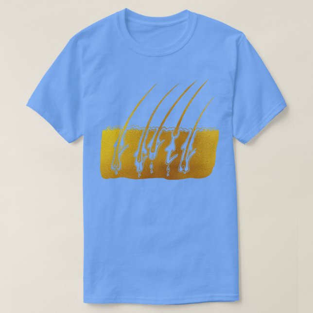 Camiseta Etapas de crecimiento del cabello 4 (Diseño del anverso)