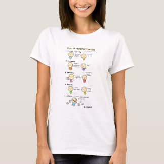 Camiseta Etapas de la dilación
