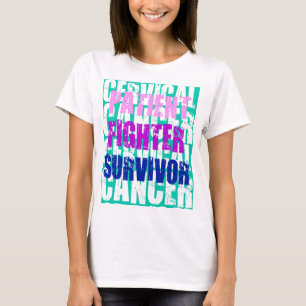 Camiseta Etapas del cáncer cervical