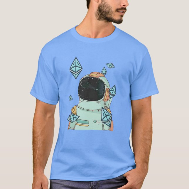 Camiseta Etéreo A La Luna El Hombre Espacial ETH Merch (Anverso)