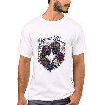 Camiseta Eternal Bloom Embrace | Pareja Intrincada