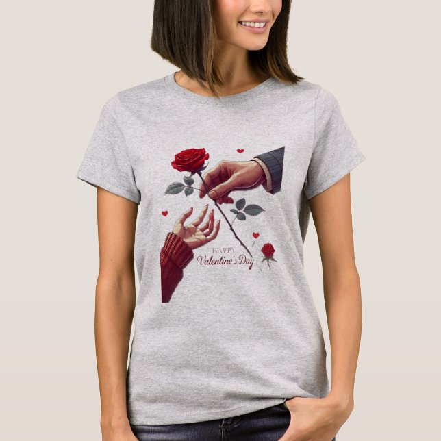 Camiseta Eternal Bloom of Love A Rose, A Touch, Forever Han (Anverso)