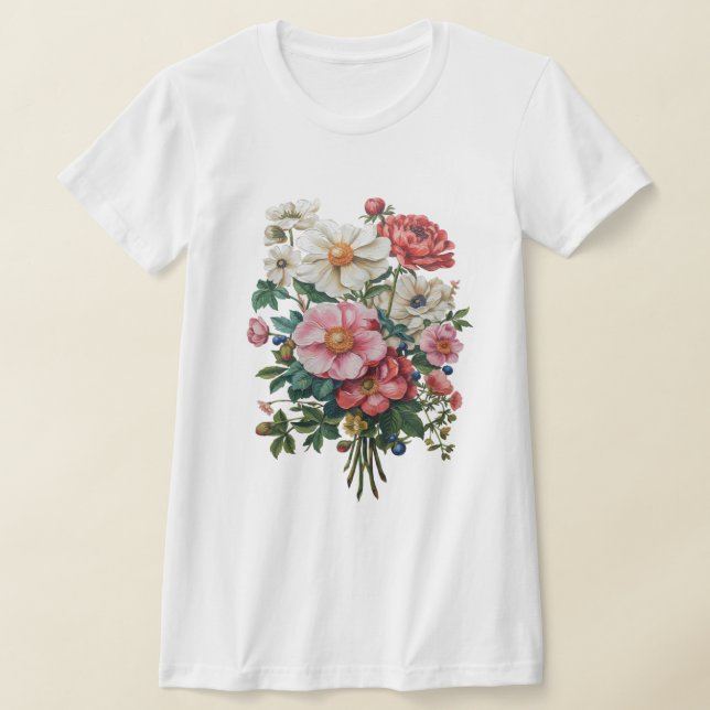 Camiseta Eternal Bloom – Premium Floral Graphic T-Shirt |  (Distribución)