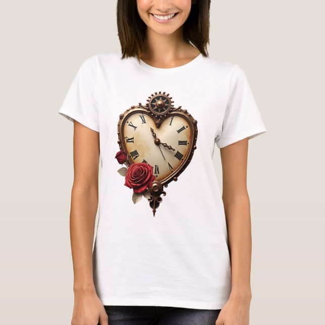 Camiseta Eternal Elegance – Clockwork Heart (Anverso)