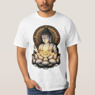 Camiseta "Eternal Grace: Buda con el Sacred Lotus"