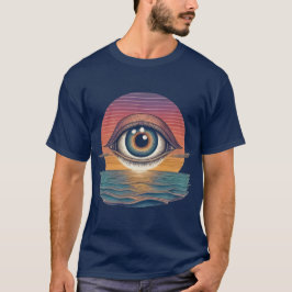 Camiseta Eternal Vision: Surreal Ocean Sunset