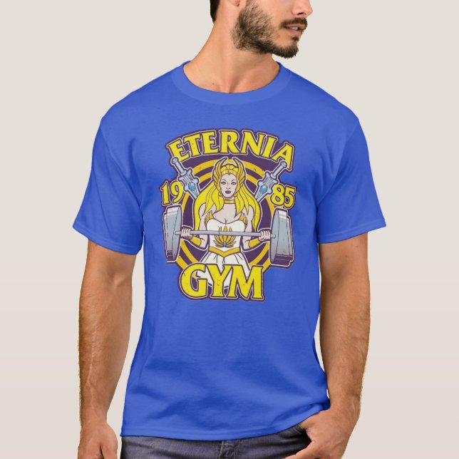 Camiseta Eternia Gym 1985 She Ra Scoop retro (Anverso)