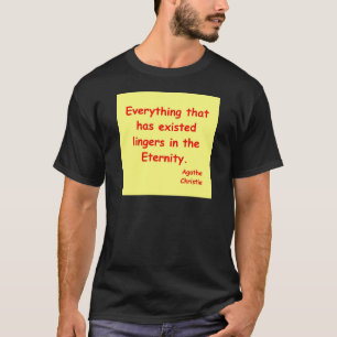 Camiseta eternidad del christie del agatha