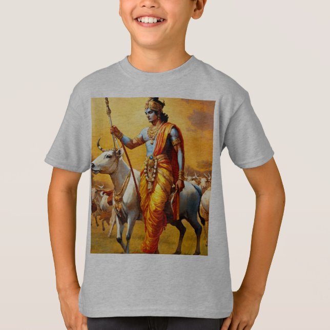 Camiseta Eterno Divino: La gracia infinita de Lord Krishna (Anverso)