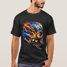 Camiseta Ethereal Blaze Skull
