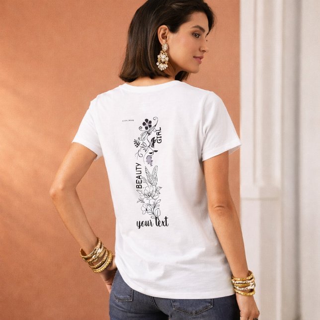 Camiseta Ethereal Girl Face Kite Design | Unique Beauty Art (Subido por el creador)