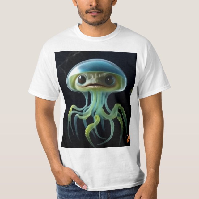 Camiseta Ethereal Jellyfish Elegance T-Shirt" (Anverso)