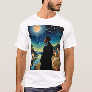 Camiseta Ethereal Moonlit Reflection Surreal Art T-Shirt