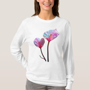 Camiseta ethereal pink flowers