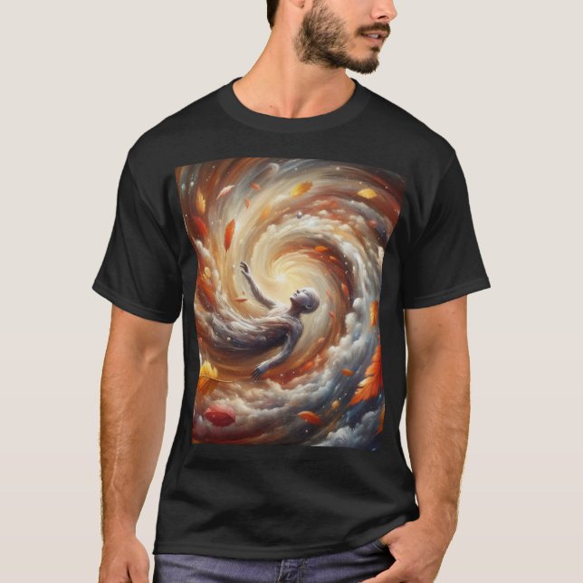 Camiseta Ethereal Vortex: Un viaje místico (Anverso)