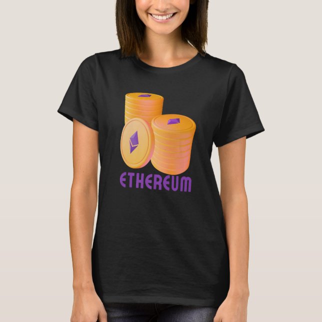Camiseta Ethereum Blockchain ETH Criptocurrency Decentraliz (Anverso)