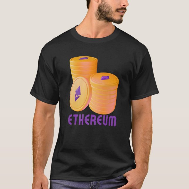 Camiseta Ethereum Blockchain ETH Cryptocurrency Decentraliz (Anverso)