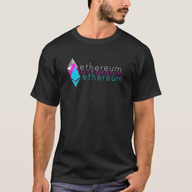 Camiseta Ethereum Eth Crypto Currency Investor Money Bitcoi (Anverso)
