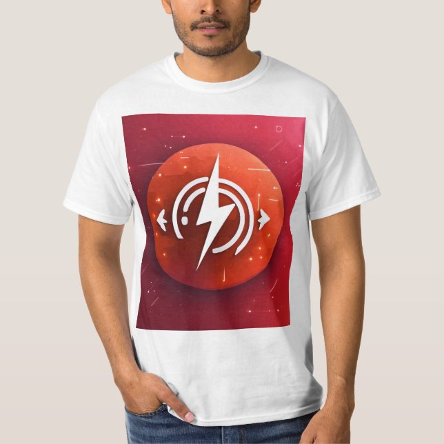 Camiseta EtherZap, Tee de perno moderno (Anverso)