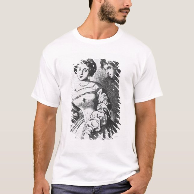 Camiseta Etienne Lousteau que habla a una actriz (Anverso)