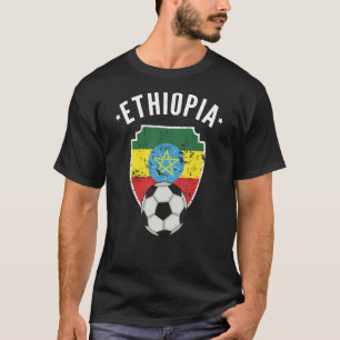 Camiseta Etíope de fútbol Etiopía bandera de Etiopía P