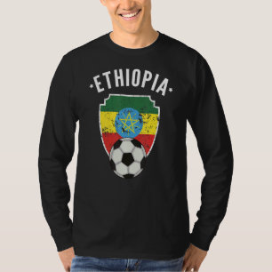 Camiseta Etíope de fútbol Etiopía bandera de Etiopía P