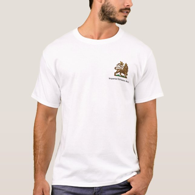 Camiseta etíope imperial 4 del ejército (Anverso)