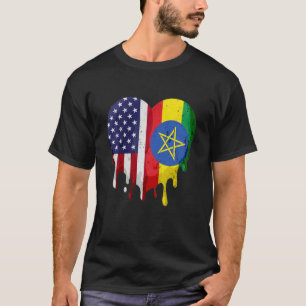 Camiseta Etiopía, bandera de Etiopía, el mes de la herencia