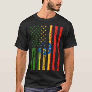 Camiseta Etiopía Bandera Estados Unidos Es en mi ADN Etiopí