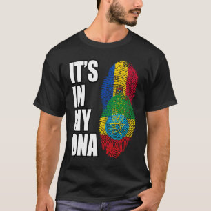 Camiseta Etiopía Y Moldova Mezclan La Bandera Del Patrimoni