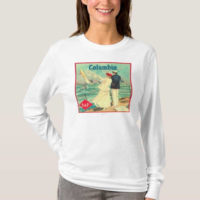Camiseta Etiqueta anaranjada de Columbia (Anverso)