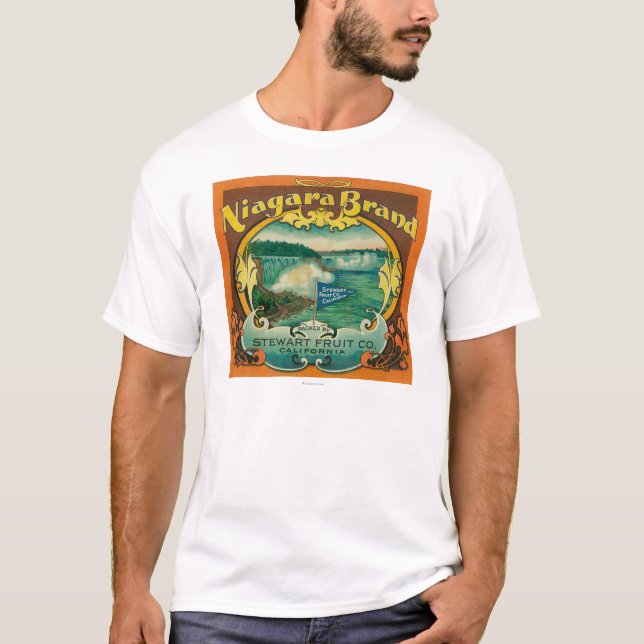 Camiseta Etiqueta anaranjada de Niagra (Anverso)