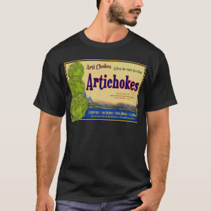 Camiseta Etiqueta artística artística artística de marca vi
