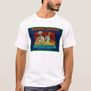 Camiseta Etiqueta bien escogida del melocotón de los
