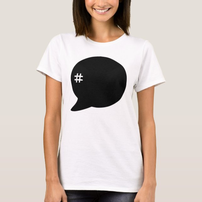 Camiseta Etiqueta #camiseta (Anverso)