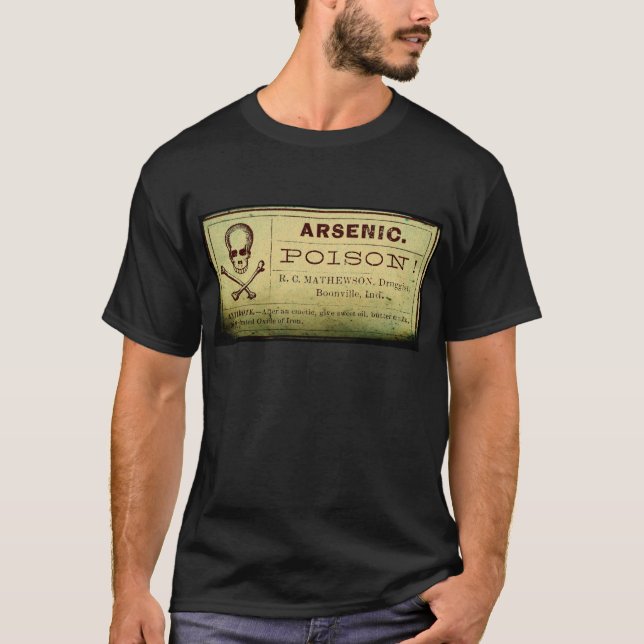 Camiseta Etiqueta de arsénico con problemas (Anverso)