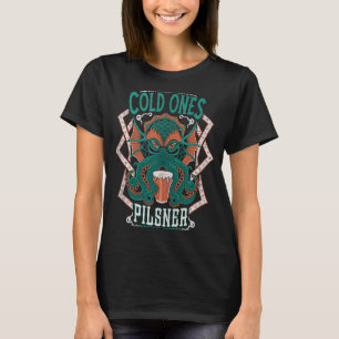 Camiseta Etiqueta de cerveza Lovecraft Cthulhu Tattoo Vinta